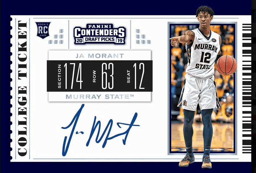 Contenders Ja Morant Rookie Card