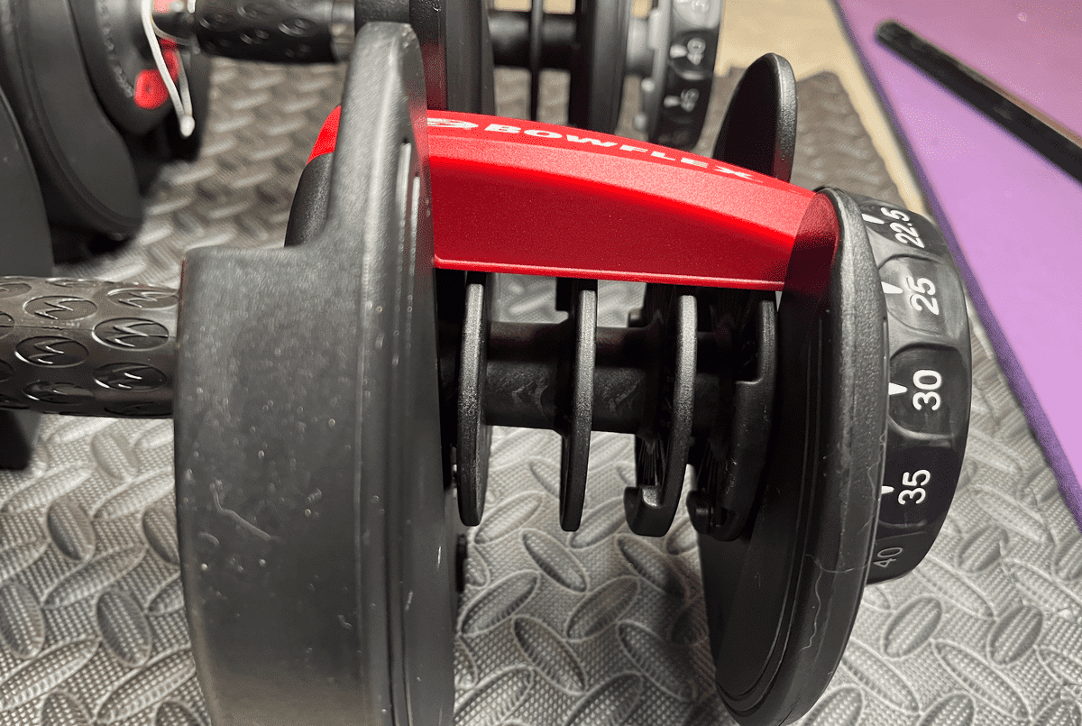 Bowflex dumbbell set