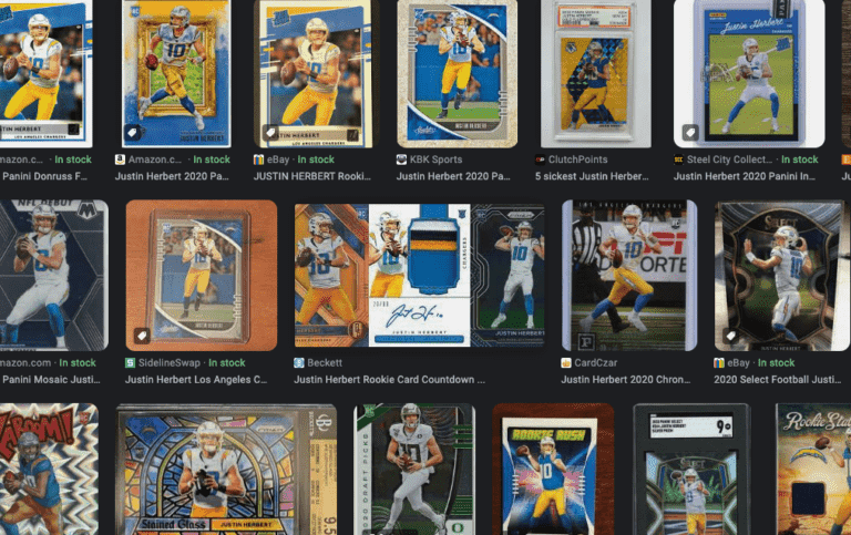 Best Justin Herbert Rookie Card Rankings | 6 Ranked for 2023