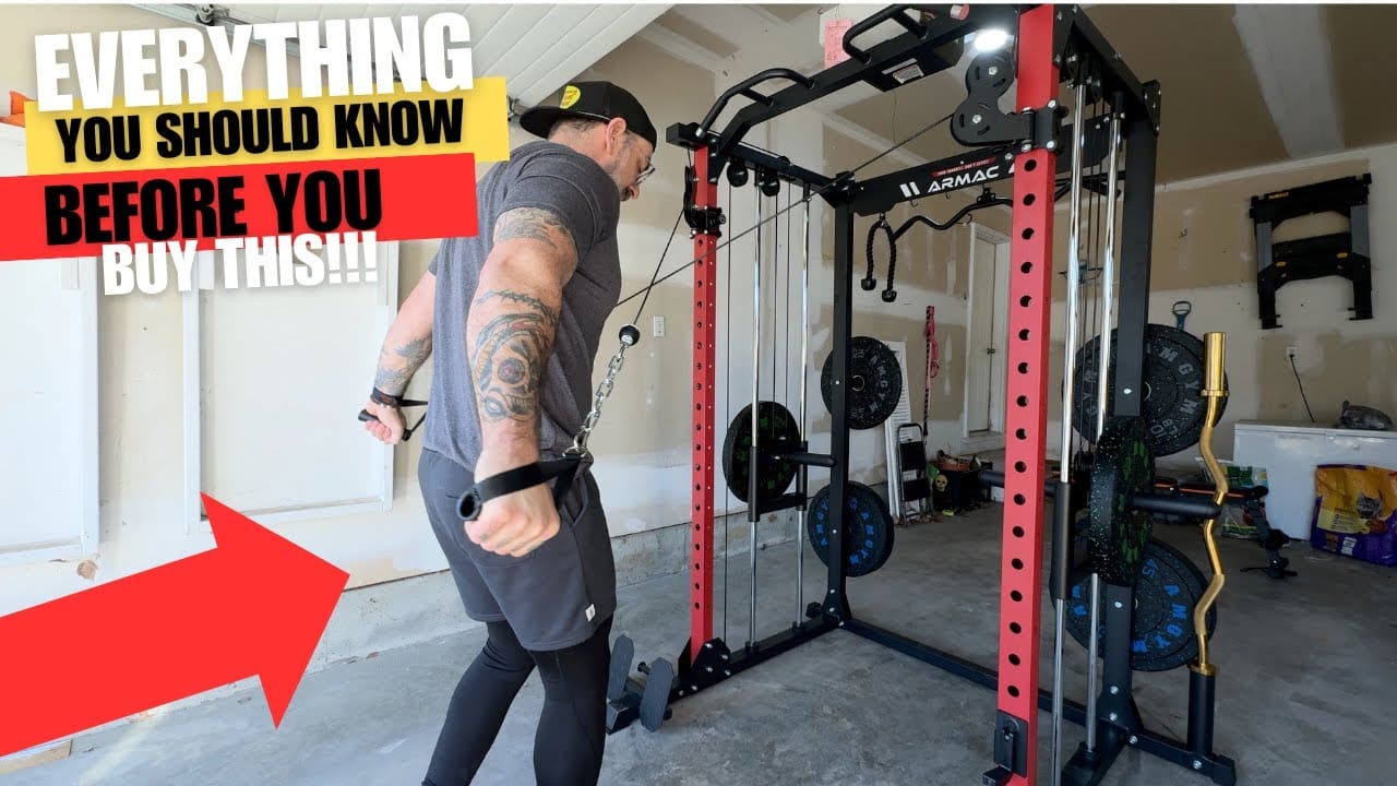 ARMAC Power Rack Review: 2000 Lb Capacity and Dual Independent Cables