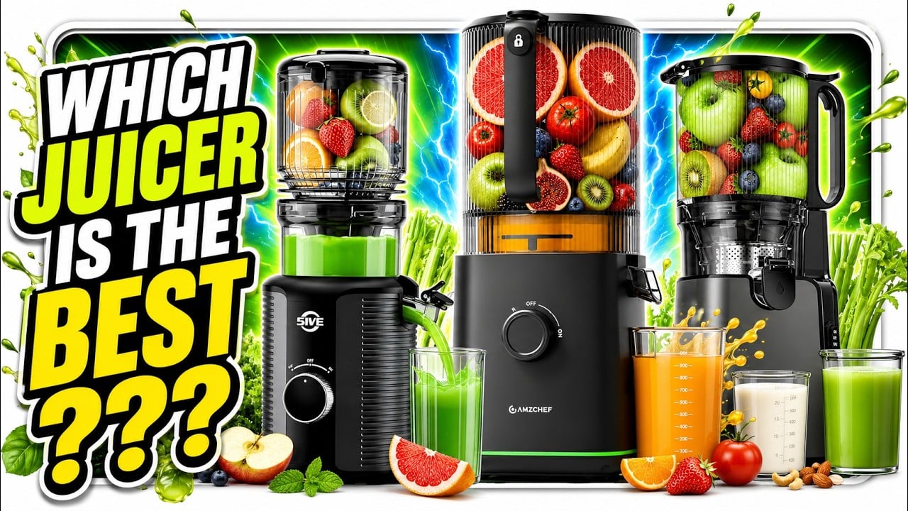 AMZCHEF vs 5ive vs YPONE Juicer: Which One Should You Actually Buy?