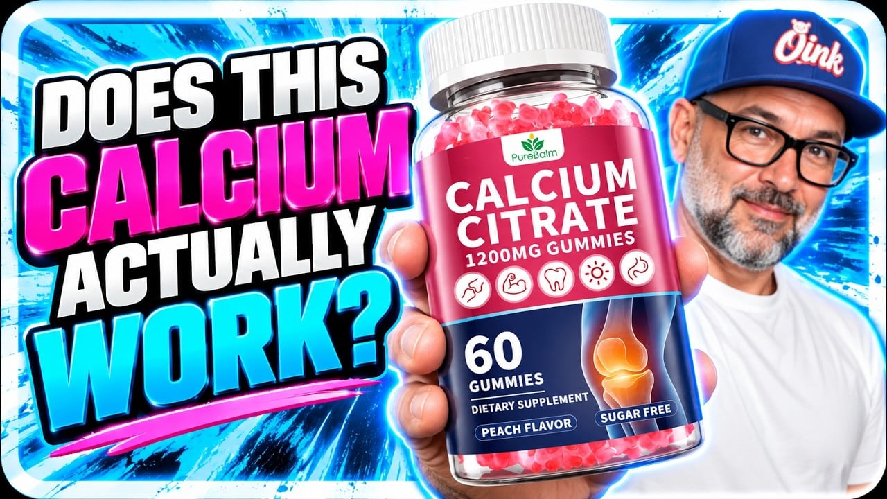 PureBalm Calcium Citrate Gummies Review: Peach Taste Test From a Personal Trainer